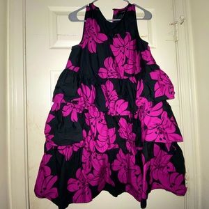 “Who What Wear” floral ruffle dress